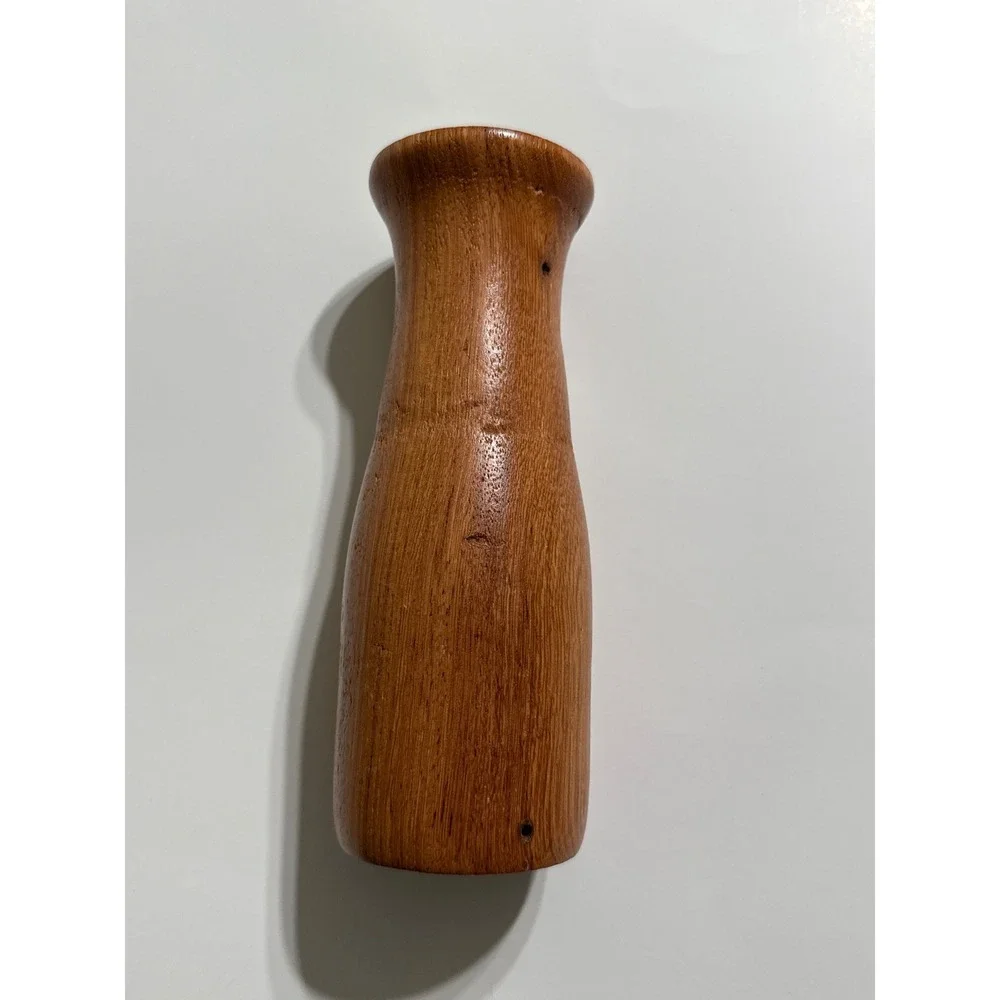 Don Prevatt Hand Crafted Wooden Bud Vase Mid Century Modern Artisan Decor 8.5